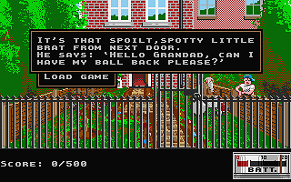 Grandad - Quest for the Holey Vest atari screenshot